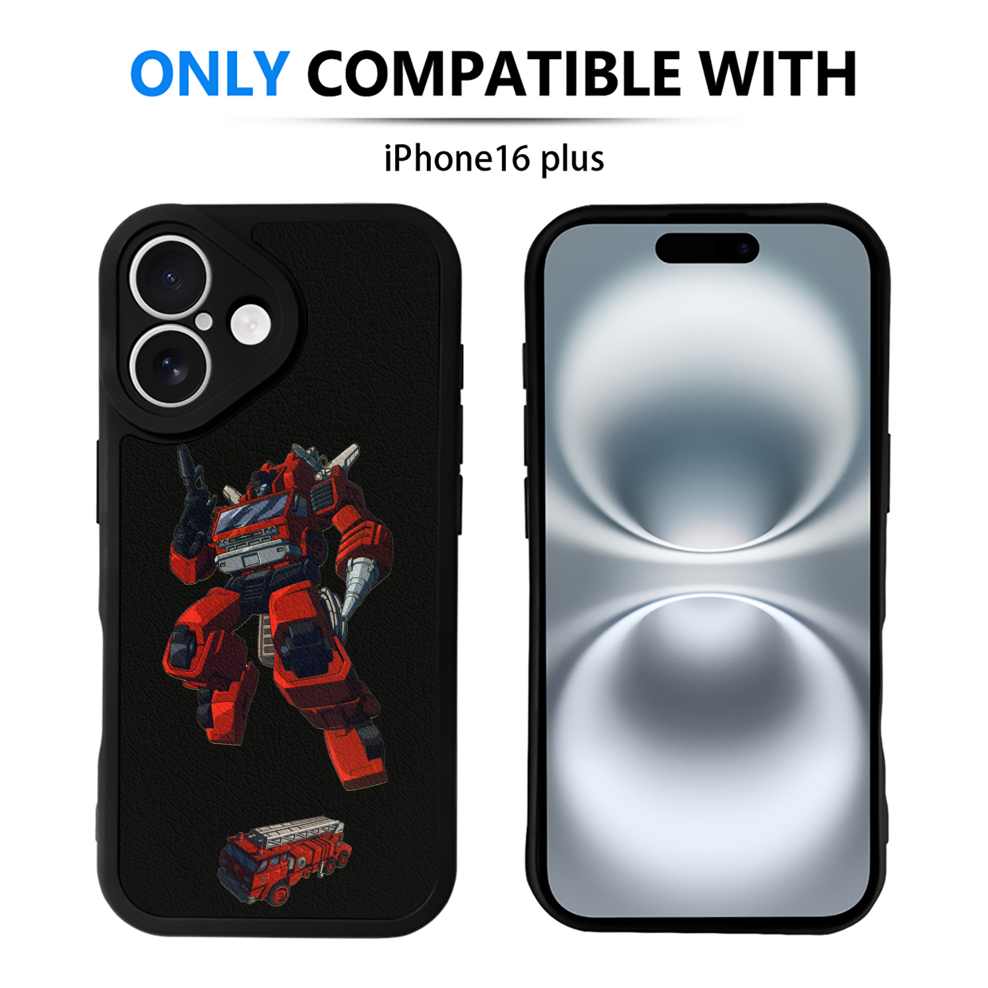 （画像用）  【iPhone 16シリーズ対応】シリコンスマホケース（レザー調） 材質：シリコン